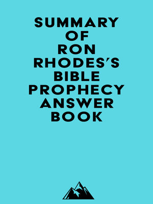 cover image of Summary of Ron Rhodes's Bible Prophecy Answer Book